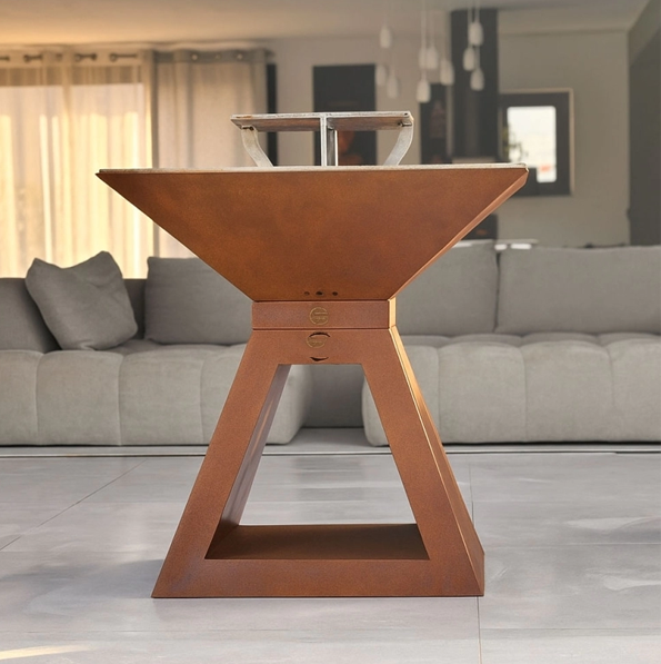 Braséro Corten entier 90cm